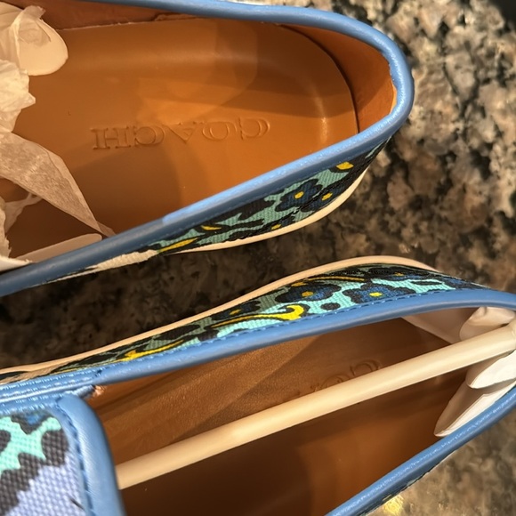 Coach Cameron Aqua Blue Multi canvas NIB 10M - Picture 3 of 11